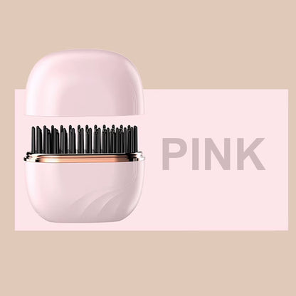 Mini Hair Straightening Comb Wireless Charging Portable Multifunctional Hair Care Not Hurt Hair Styling Comb Hair Straightener